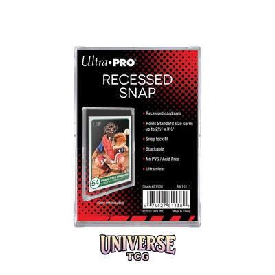 Ultra Pro Snap Card Holder: Recessed