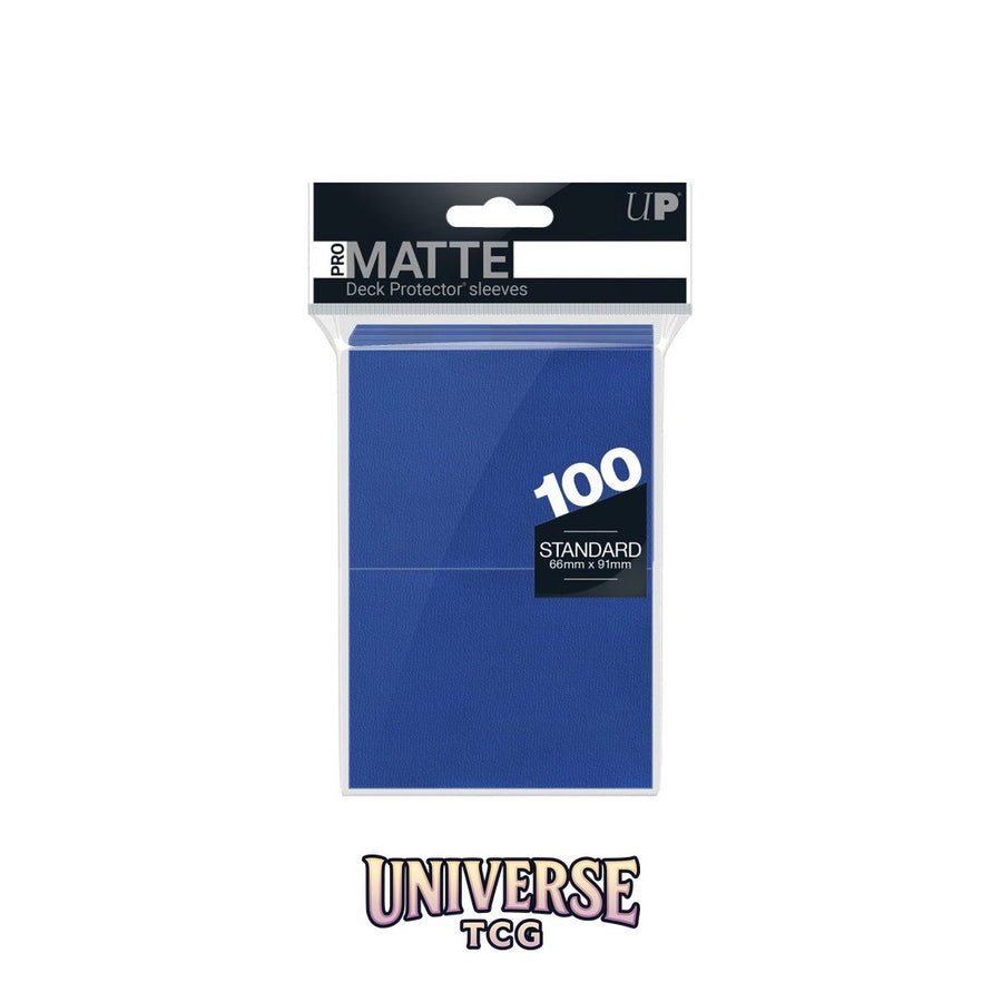 Ultra Pro Standard Sleeves: Blue [Matte] (100 Sleeves)