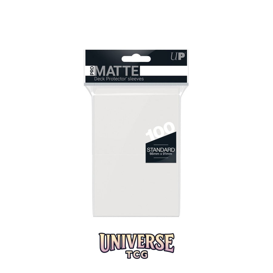 Ultra Pro Standard Sleeves: Clear [Matte] (100 Sleeves)