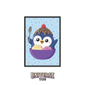 Ultra Pro LEGION: Double-Matte White Core Sleeves: Ice Cream Penguin (50 Sleeves)