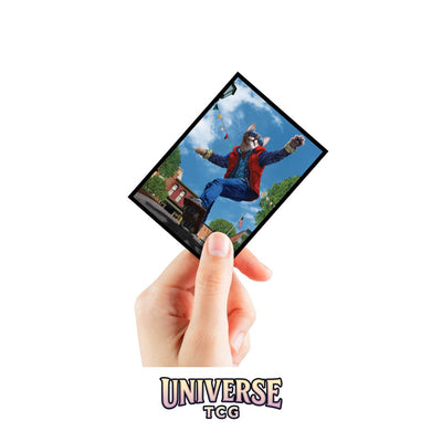 Ultra Pro LEGION: Double-Matte White Core Sleeves: Movie Cats: Cat to the Future (50 Sleeves)