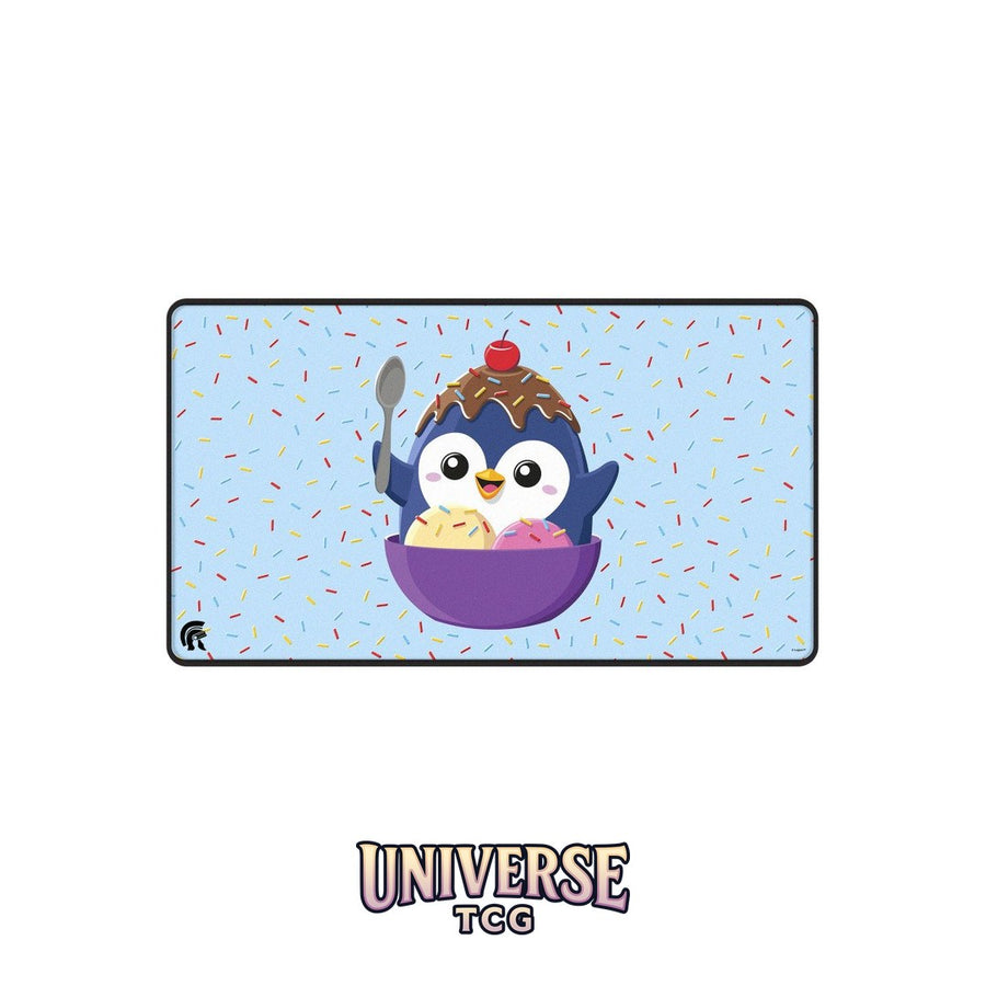 Ultra Pro LEGION: Black Stitched Playmat: Ice Cream Penguin