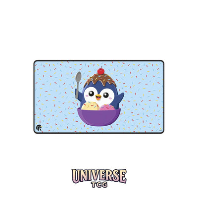 Ultra Pro LEGION: Black Stitched Playmat: Ice Cream Penguin