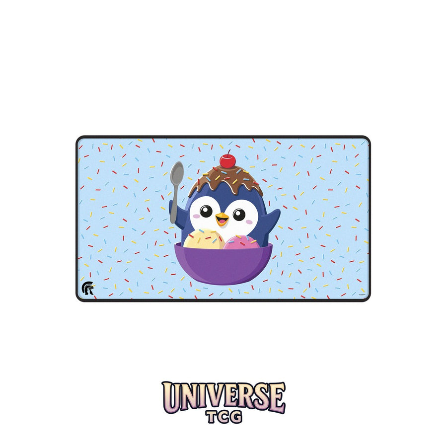 Ultra Pro LEGION: Black Stitched Playmat: Ice Cream Penguin
