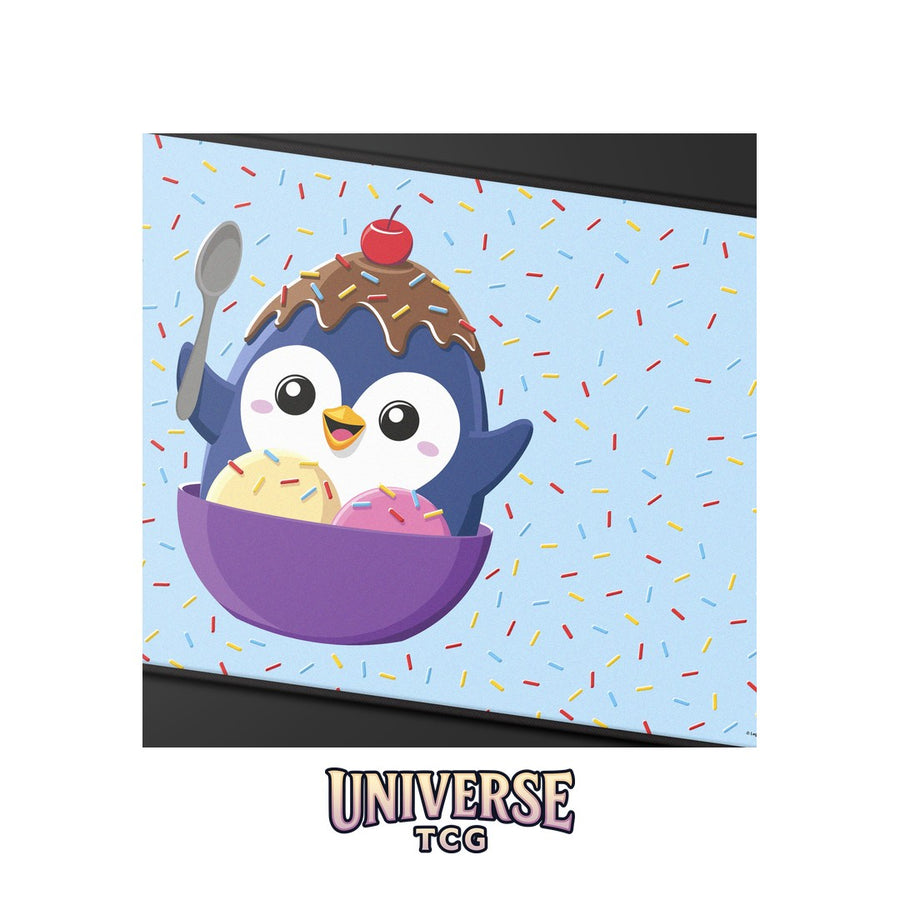 Ultra Pro LEGION: Black Stitched Playmat: Ice Cream Penguin
