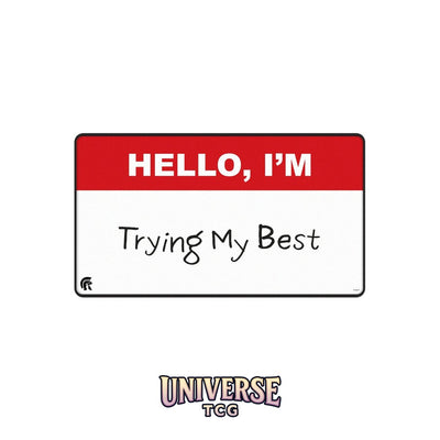 Ultra Pro LEGION: Black Stitched Playmat: I’m Trying