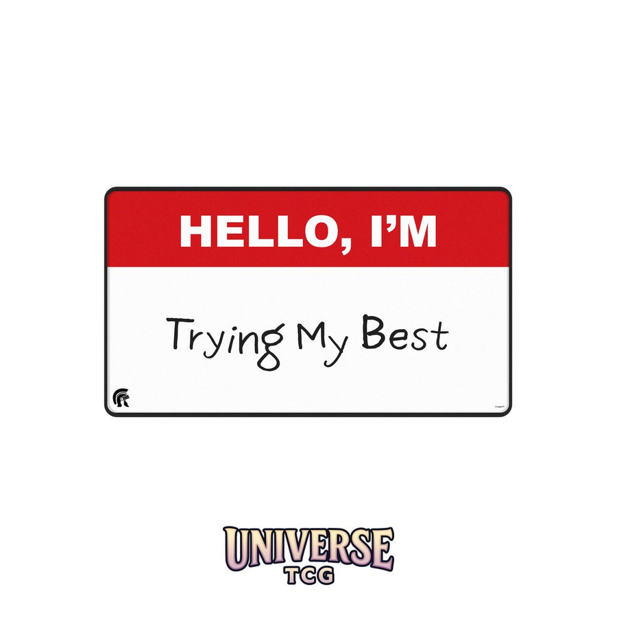 Ultra Pro LEGION: Black Stitched Playmat: I’m Trying