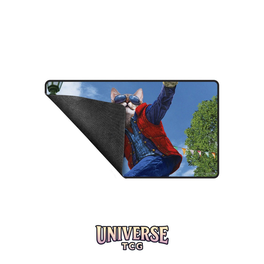 Ultra Pro LEGION: Black Stitched Playmat: Movie Cats: Cat to the Future