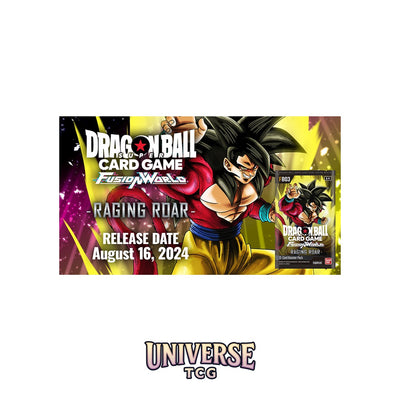 Dragon Ball Fusion World FB03 Booster Box Raging Roar - English