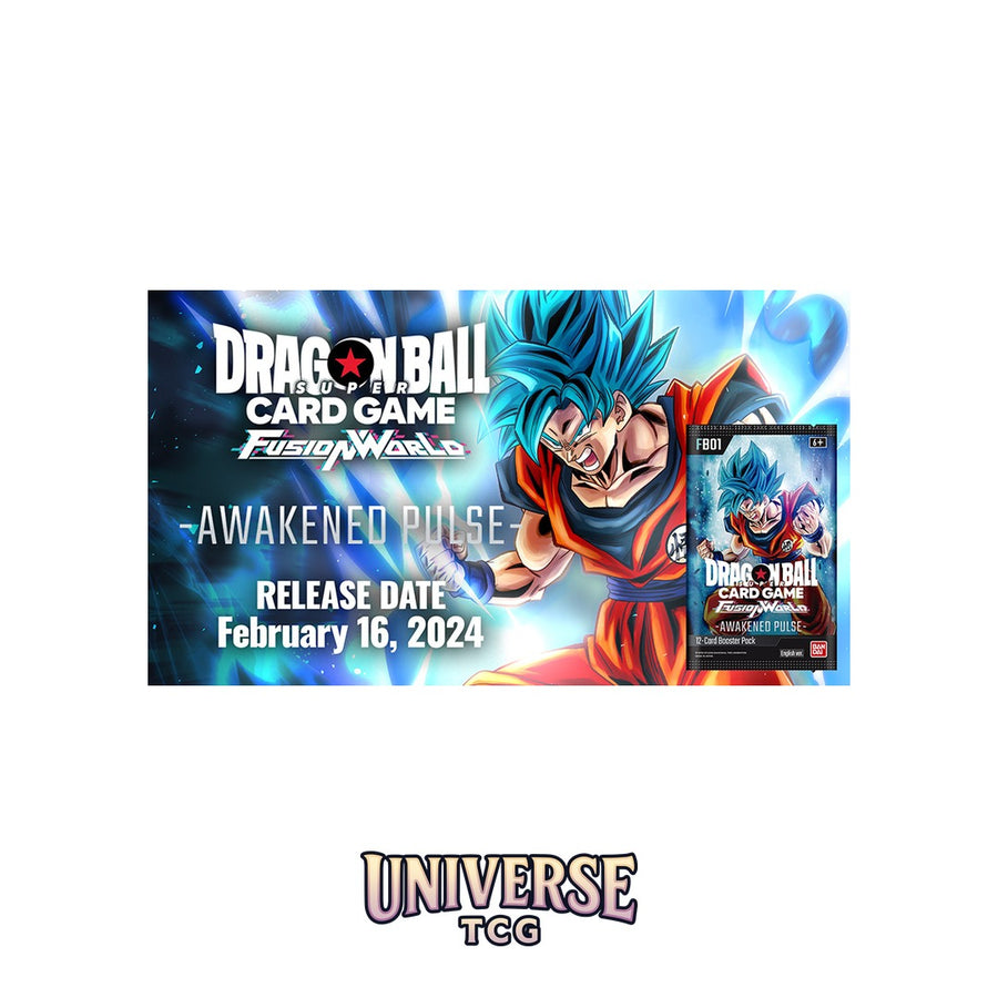 Dragon Ball Fusion World FB01 Booster Pack Awakened Pulse - English