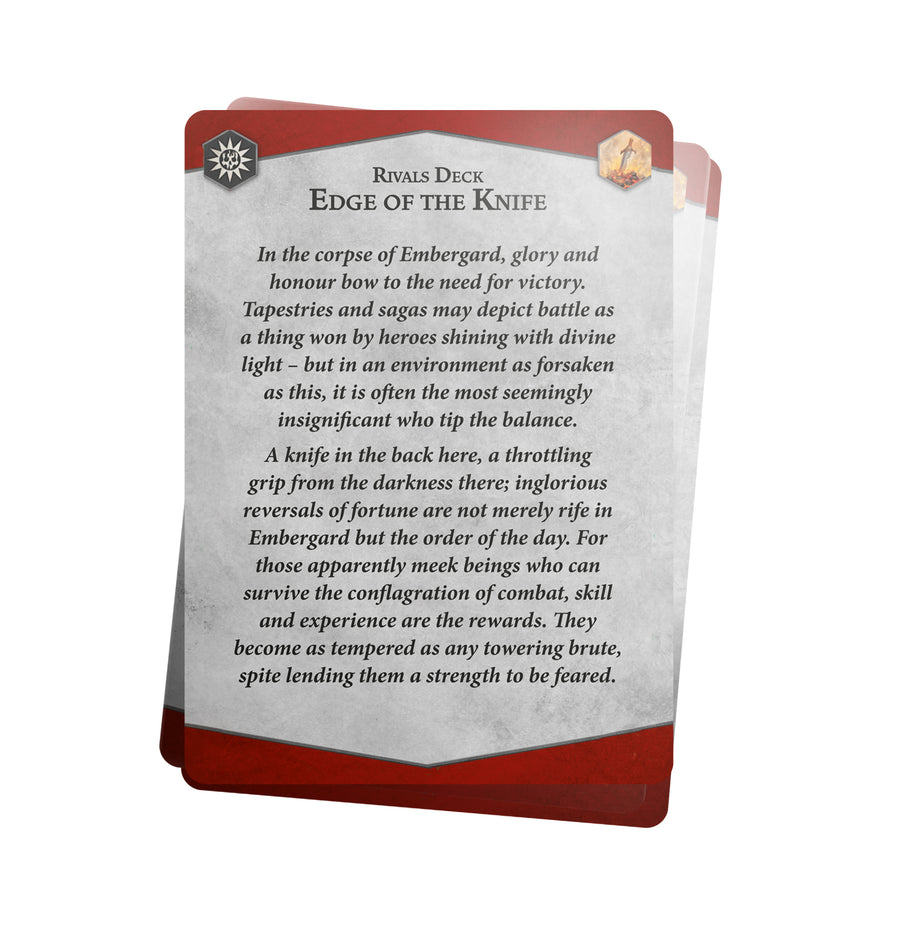 Edge of the Knife Rivals Deck (Inglés)