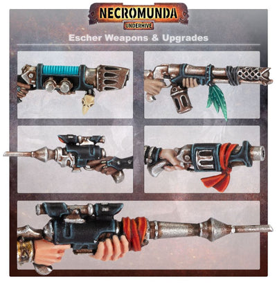 Escher Weapons & Upgrades – Necromunda