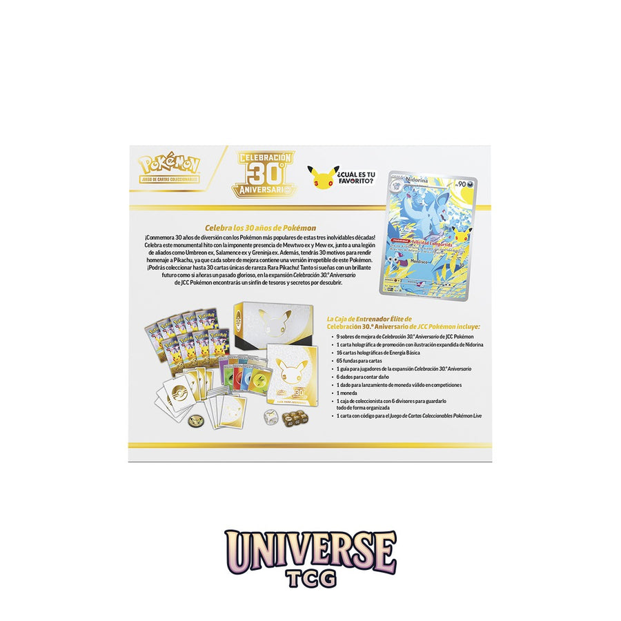 Pokémon TCG 30th Anniversary Elite Trainer Box - Spanish
