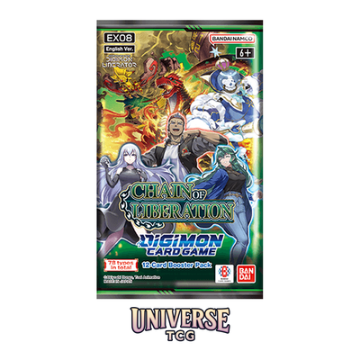 Digimon Card Game EX08 Booster Pack Chain of Liberation - English