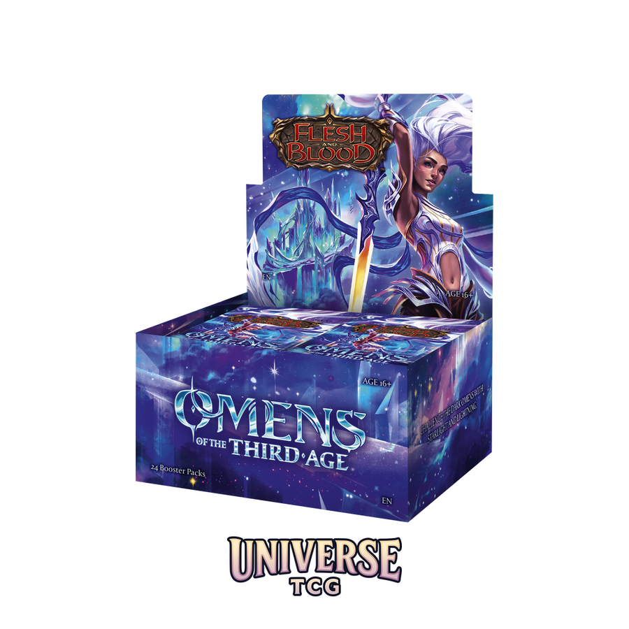Flesh and Blood TCG – Omens of the Third Age Booster Display (24 boosters)