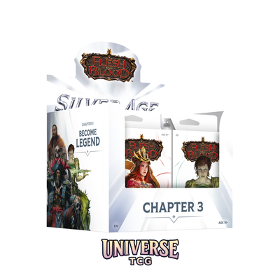 Flesh and Blood TCG – Silver Age: Chapter 3 Decks Display (10 decks)