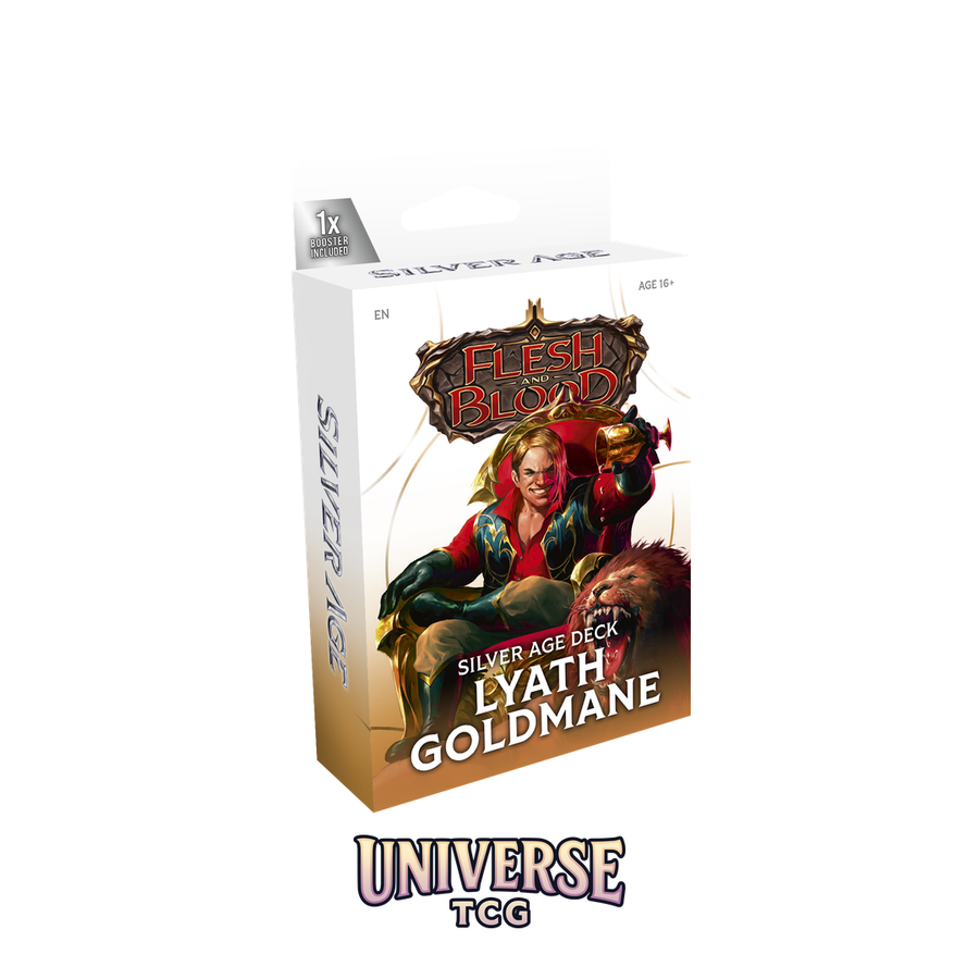 Flesh and Blood TCG – Silver Age: Chapter 3 Decks Display (10 decks)