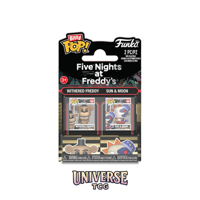 Funko Pop! Collectible - Funko Bitty POP! 2-Pack Freddy and Sun & Moon -...
