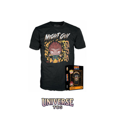 Funko Pop! Naruto - Funko Boxed Tee 8 Gates Guy M