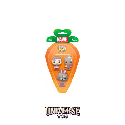Funko Pop! Marvel - Funko Carrot Pocket POP Pack de 3 Marvel GOTG -...