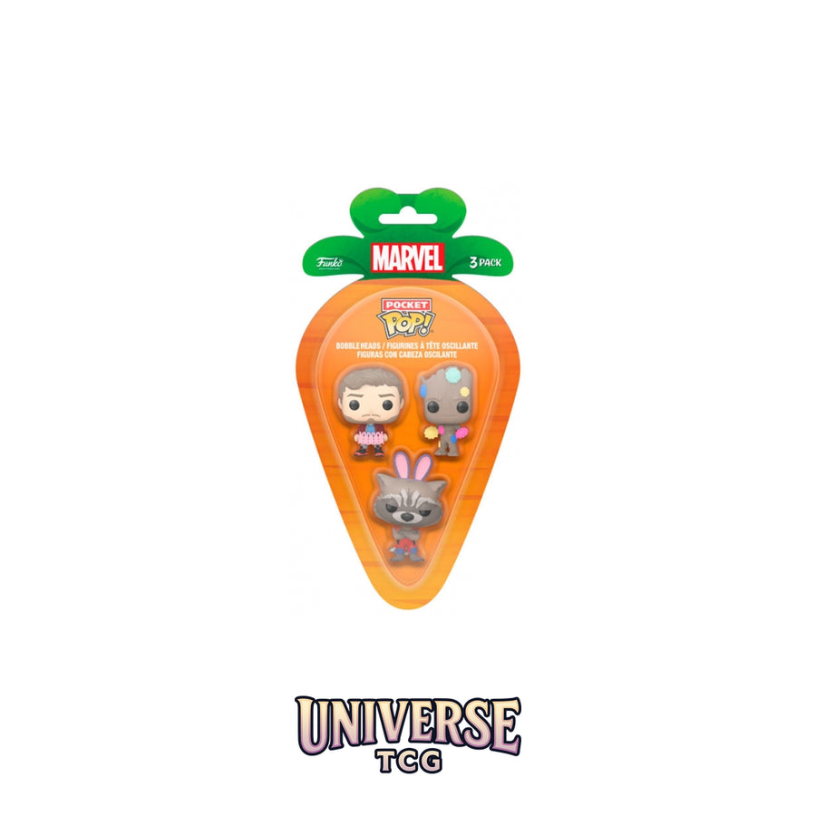 Funko Pop! Marvel - Funko Carrot Pocket POP Pack de 3 Marvel GOTG -...