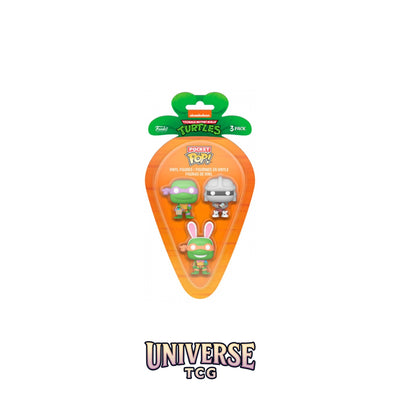 Funko Pop! Collectible - Funko Carrot Pocket POP Pack de 3 TMNT D/M/S -...
