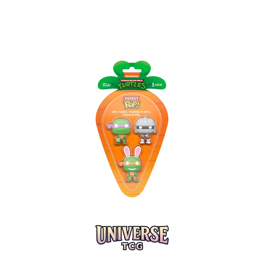 Funko Pop! Collectible - Funko Carrot Pocket POP Pack de 3 TMNT D/M/S -...