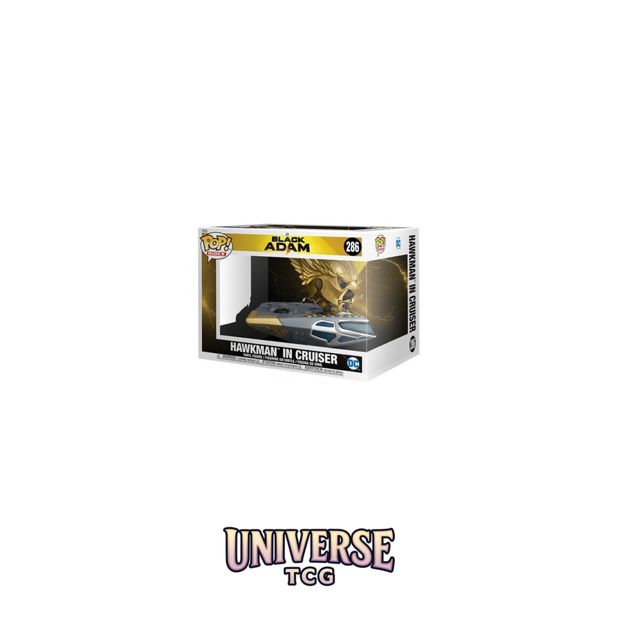Funko Pop! Collectible - Ride Hawkman in Cruiser Black Adam -...