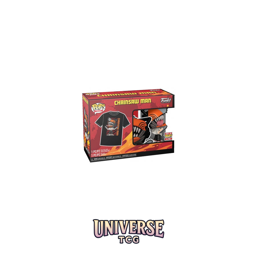 Funko Pop! Chainsaw... - Funko POP & Tee Chainsaw man leaping