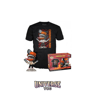 Funko Pop! Chainsaw... - Funko POP & Tee Chainsaw man leaping