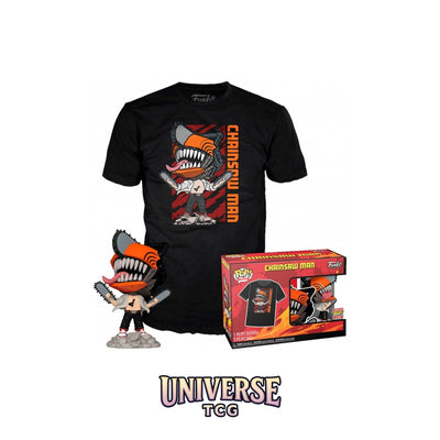 Funko Pop! XL... - Funko POP & Tee CSM- Chainsaw Man Leaping