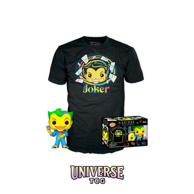 Funko Pop! DC Comics - Funko POP & Tee DC- Joker (BKLT) XL