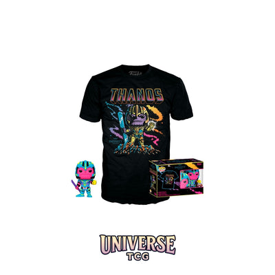 Funko Pop! Marvel - Funko POP & Tee S Thanos(BKLT)