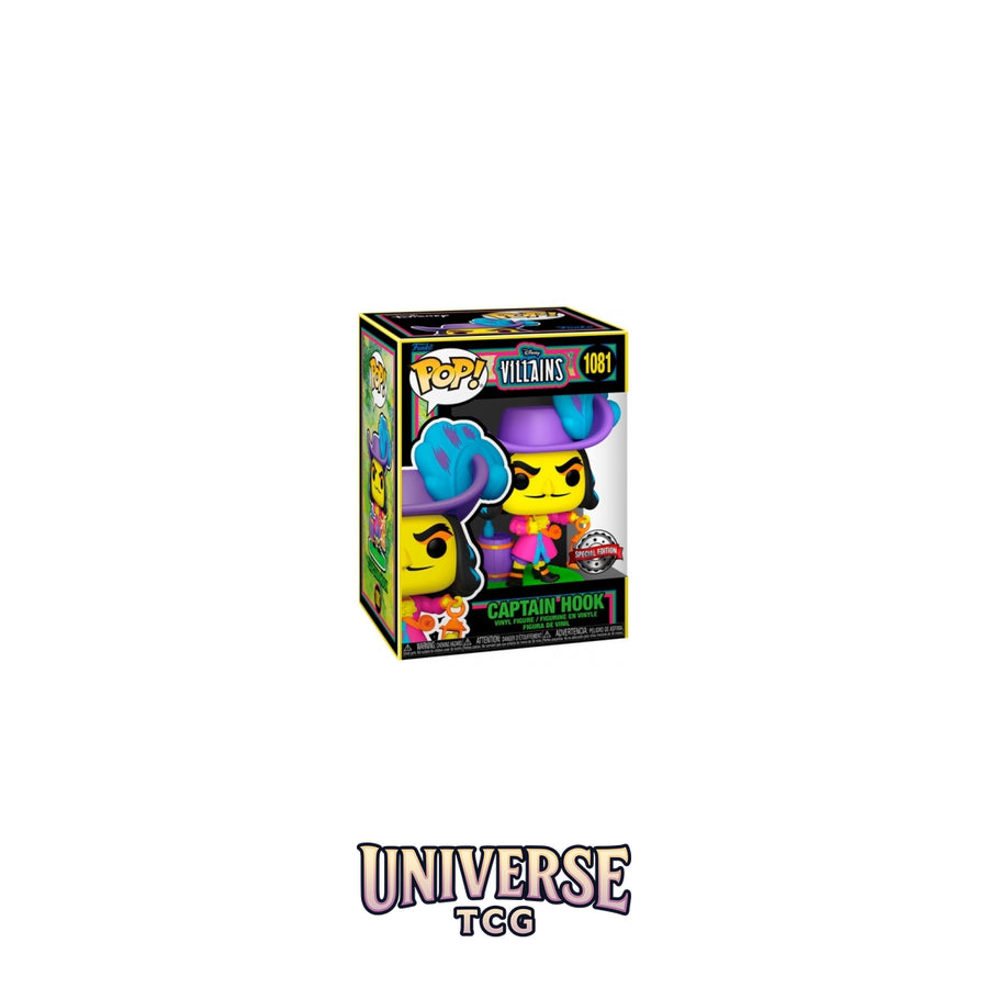 Funko Pop! Disney - Villains- Hook (Blacklight) Disney