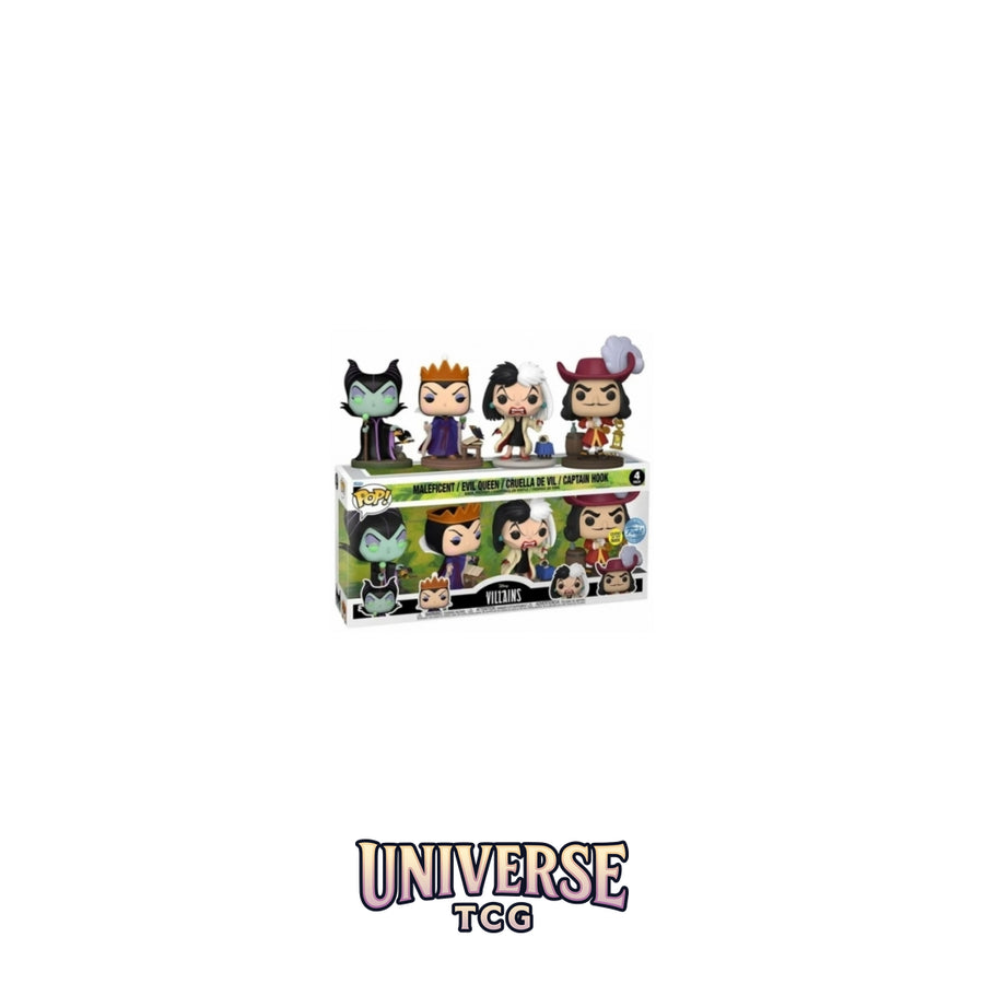 Funko Pop! Collectible - 4 Pack (Exc) Villains:...