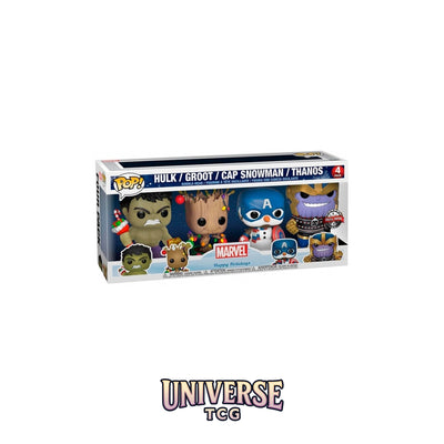Funko Pop! Marvel - MARVEL HOLIDAY 4PK (GW)