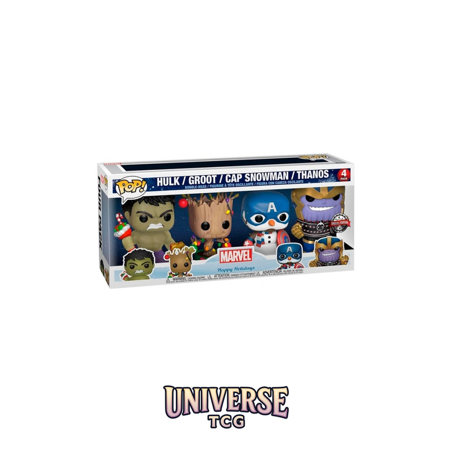 Funko Pop! Marvel - MARVEL HOLIDAY 4PK (GW)