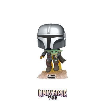 Funko Pop! Collectible - The Mandalorian Mando Flying...