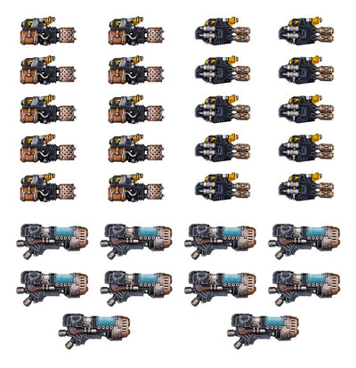 Heavy Weapons Upgrade Set – Heavy Flamers, Multi-meltas, and Plasma Cannons (Warhammer: The Horus Heresy)