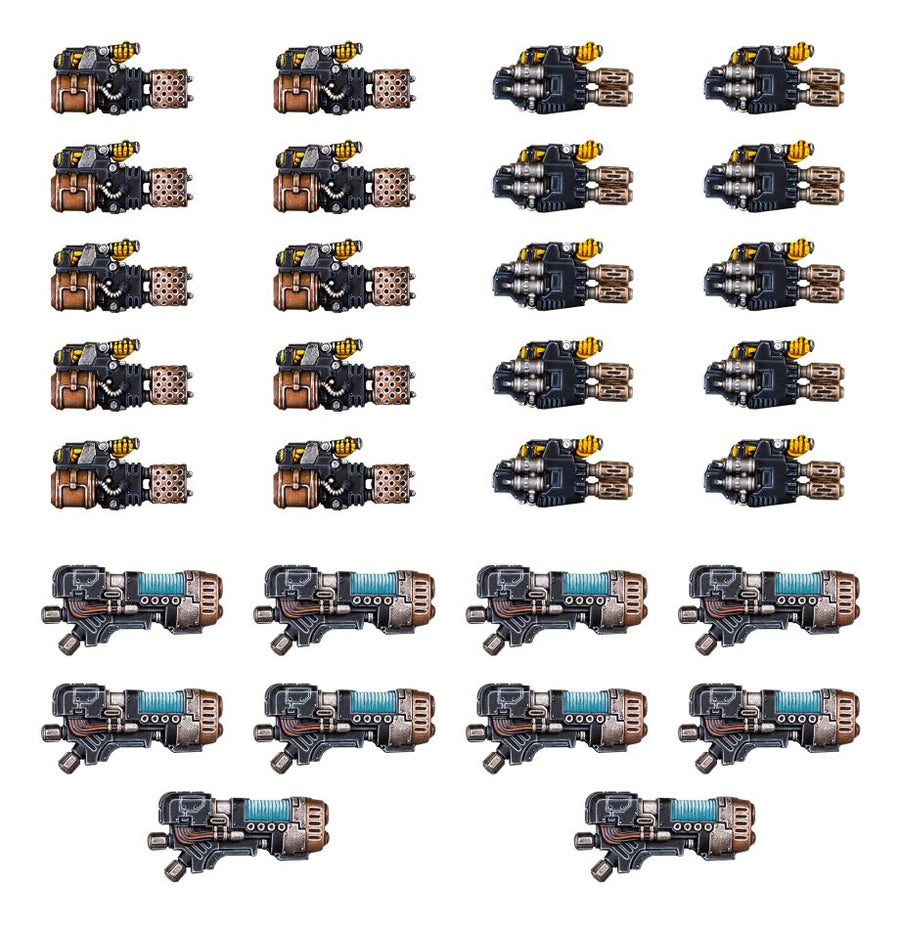 Heavy Weapons Upgrade Set – Heavy Flamers, Multi-meltas, and Plasma Cannons (Warhammer: The Horus Heresy)