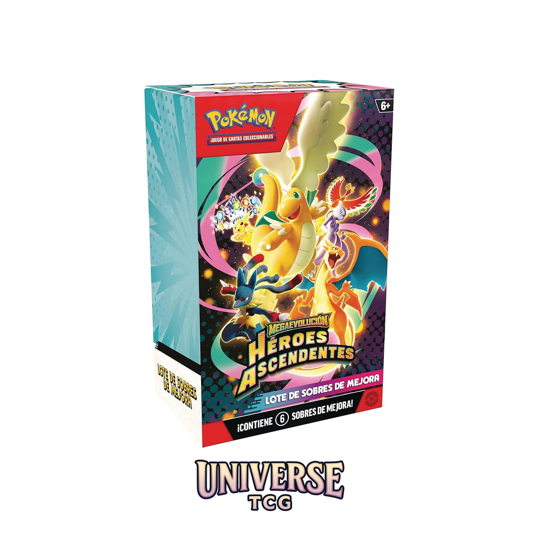 Pokémon trading card game box with colorful artwork on a white background