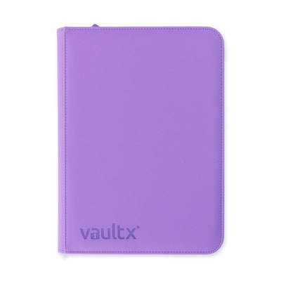 9-Pocket Exo-Tec® Zip Binder Just Purple