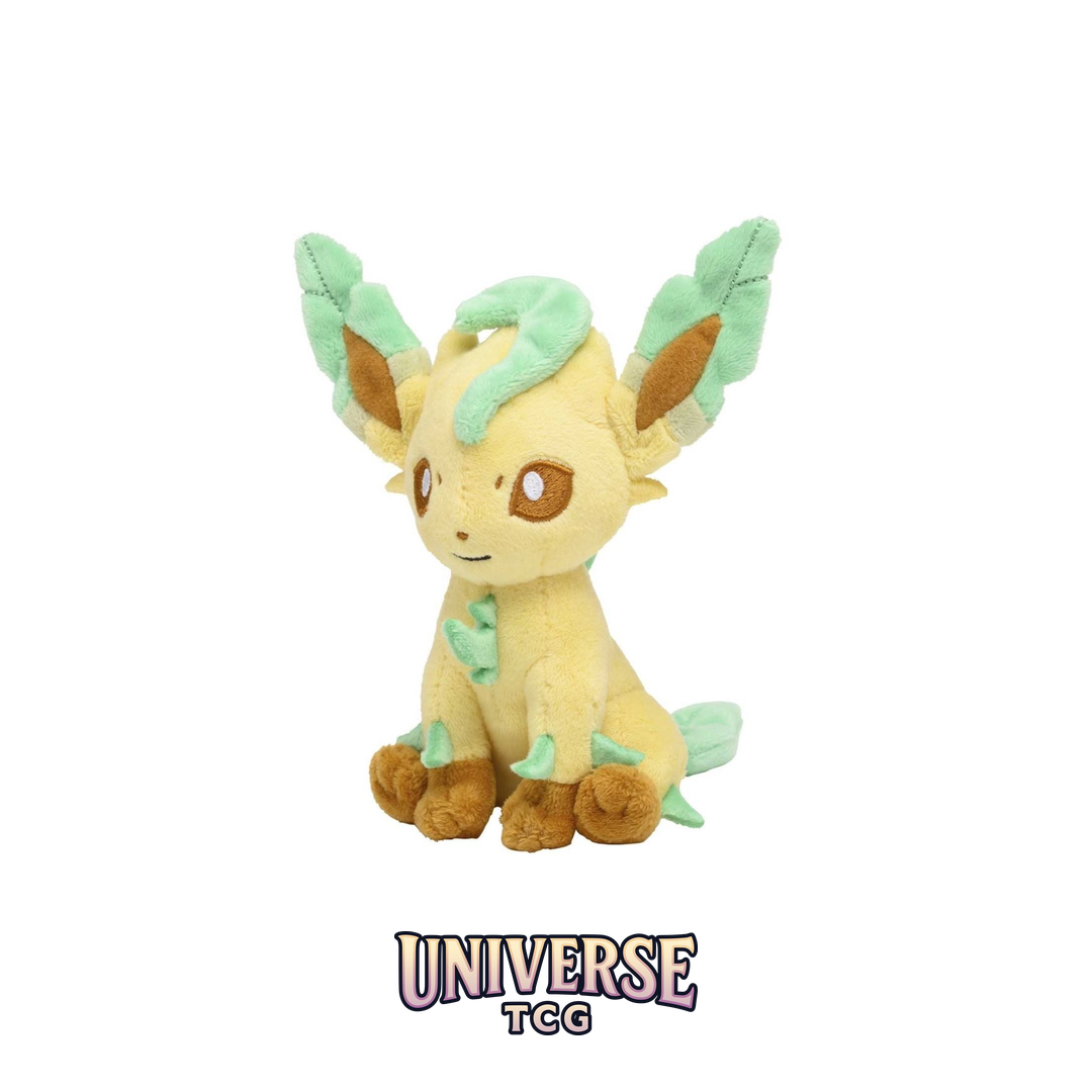Leafeon Sitting Cuties Plush - 15.25 cm