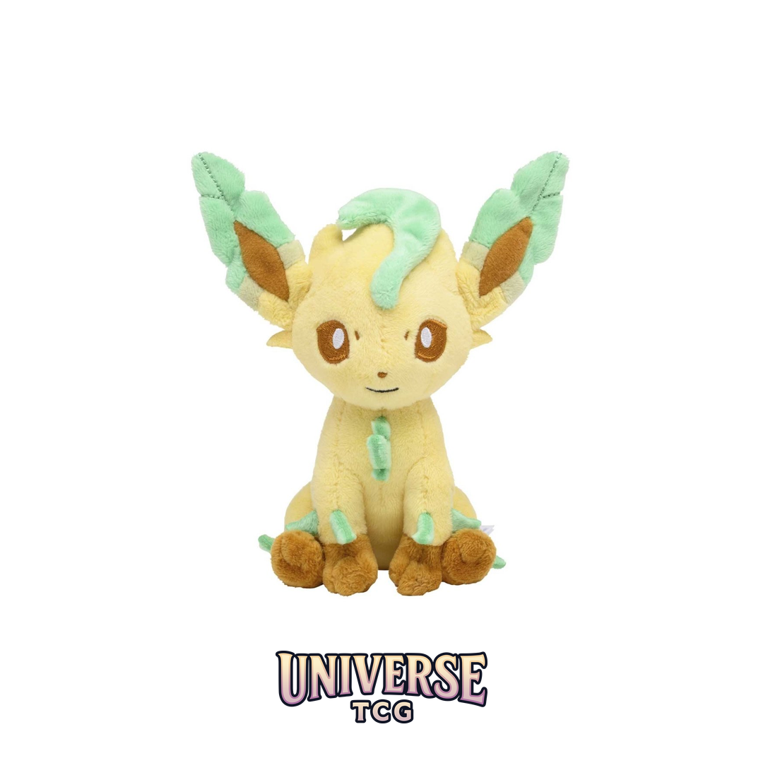 Leafeon Sitting Cuties Plush - 15.25 cm