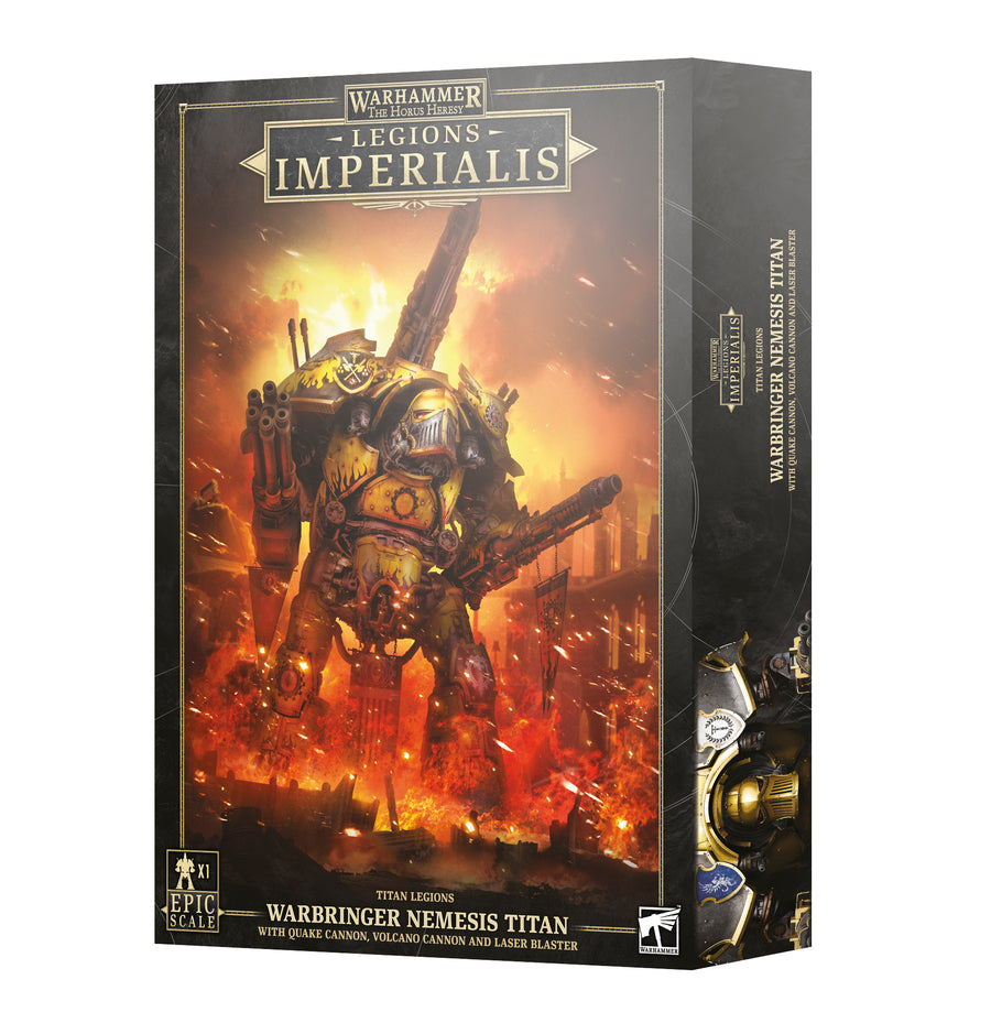 Legions Imperialis: Warbringer Nemesis Titan con Quake Cannon, Volcano Cannon, and Laser Blaster