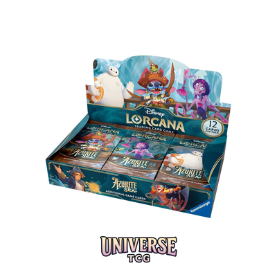 Disney Lorcana TCG – Azurite Sea Booster Box (24 Packs) - English [Out of Print]