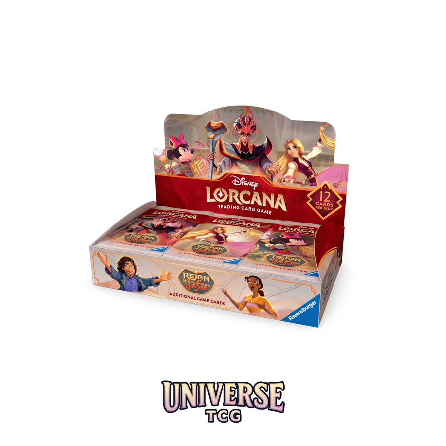 Disney Lorcana TCG – Reign of Jafar Booster Box (24 Packs) - English [Out of Print]