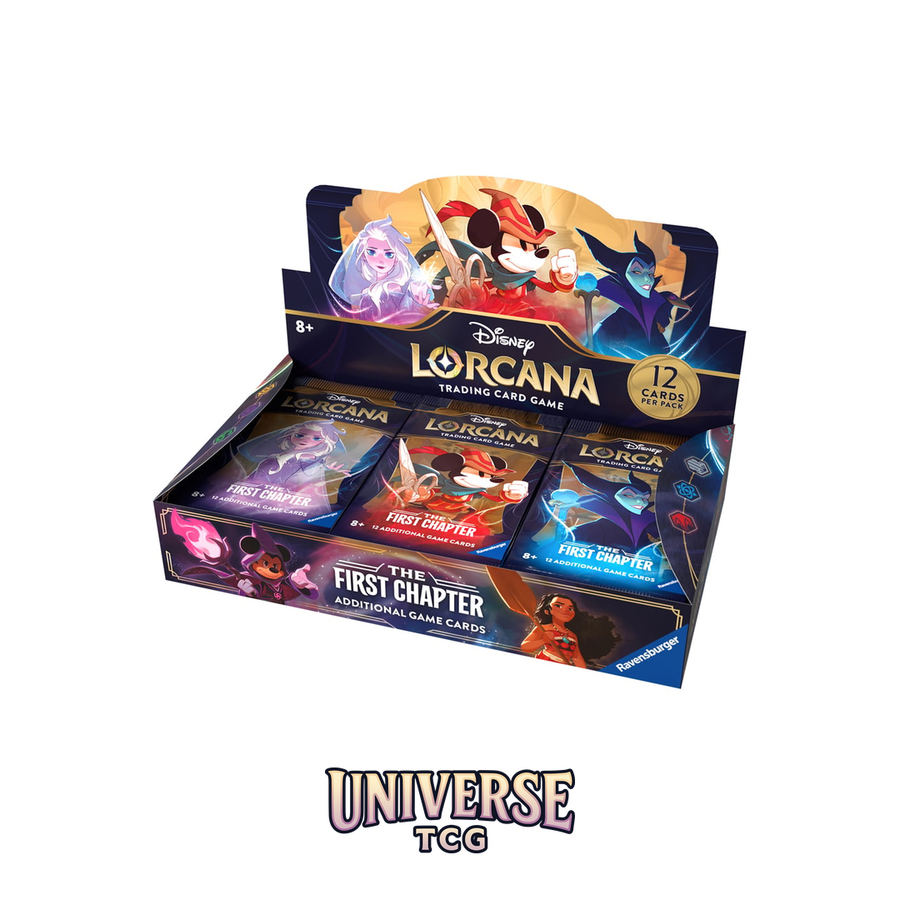 Disney Lorcana TCG – The First Chapter Booster Box (24 Packs) - English [Out of Print]