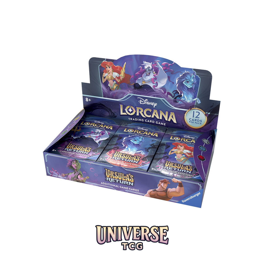 Disney Lorcana TCG – Ursula's Return Booster Box (24 Packs) - English [Out of Print]