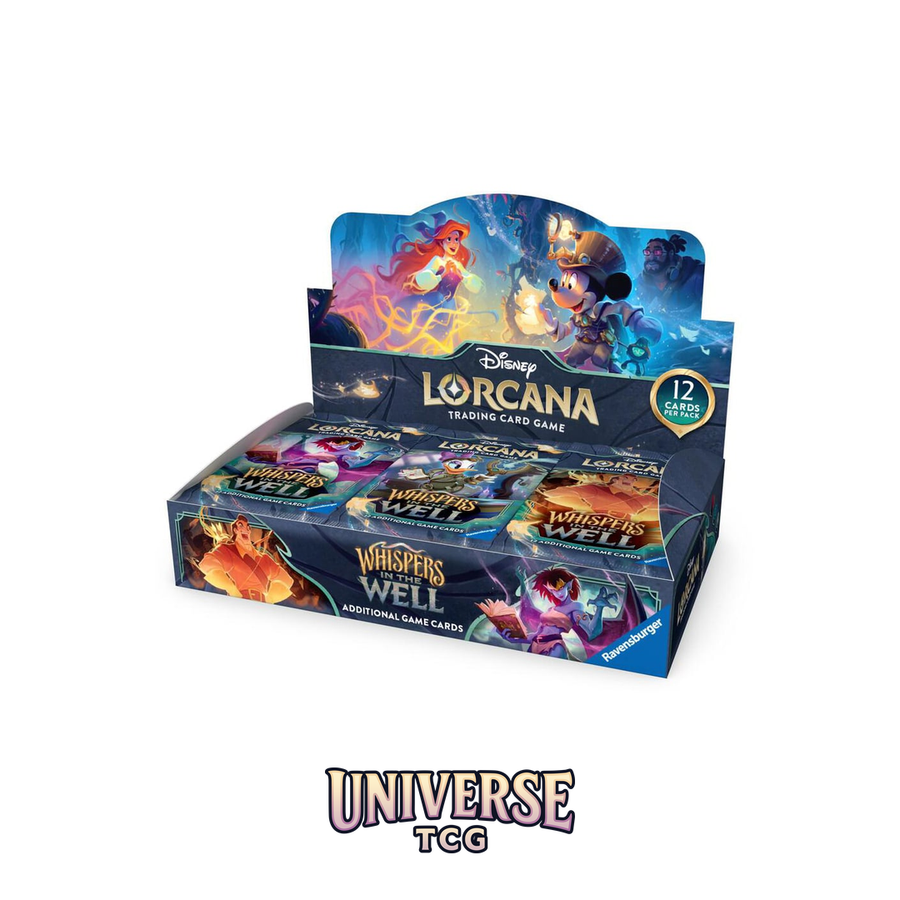 Disney Lorcana TCG – Whispers in the Well Booster Box (24 Packs) - English [Out of Print]